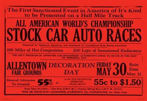 ALLENTOWN FAIRGROUNDS SPEEDWAY - speedwayandroadracehistory