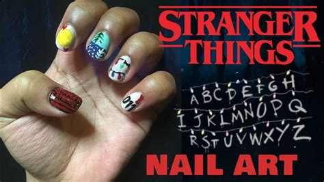 Stranger Things Nail Art Youtube