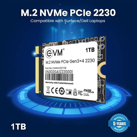 Buy EVM M 2 2230 NVMe 1TB SSD Computech Store