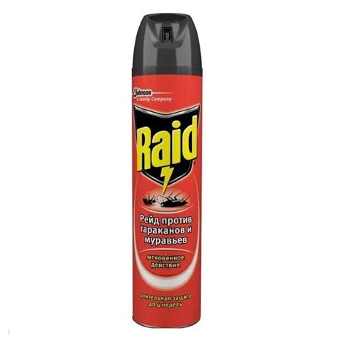 Купить Аэрозоль Raid от ползающих насекомых 300 мл в Санкт-Петербурге ...