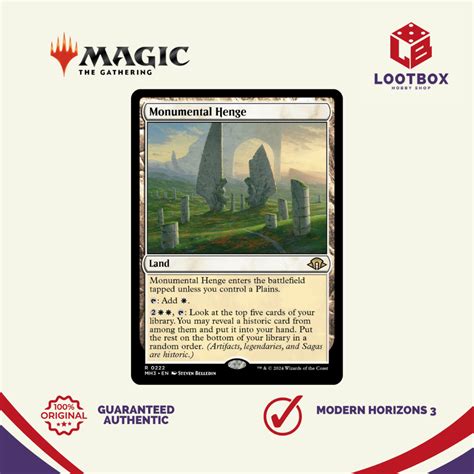 Magic The Gathering Monumental Henge Rare Modern Horizons 3