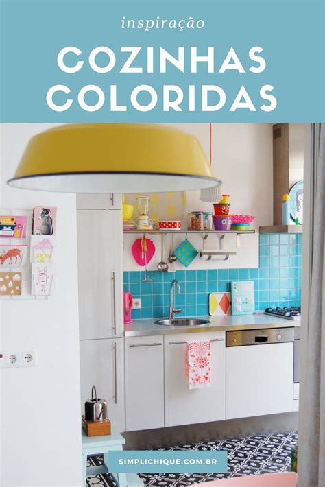 Essas cozinhas coloridas vão encantar seu coração Decoración de unas