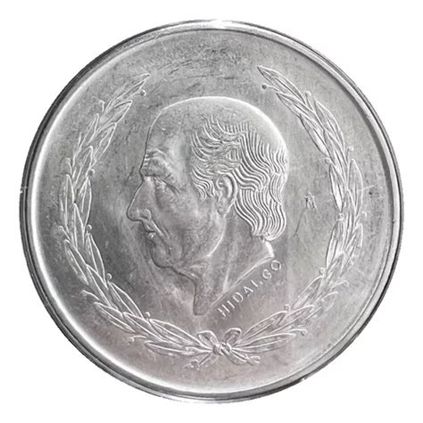 Moneda De Plata Cinco Pesos Hidalgo