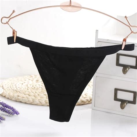 Buy Hot Sale Sexy Women Cotton G String Thongs Low