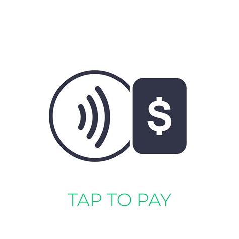 Contactless Payment With Card Icon Tap To Pay Vector Sign 5572066