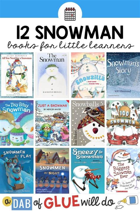 12 Snowman Books for Little Learners