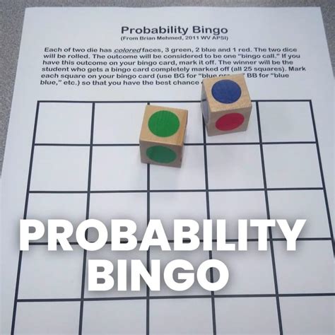 Probability Games And Worksheets