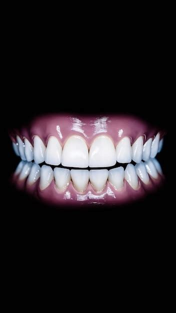 Premium Photo White Teeth