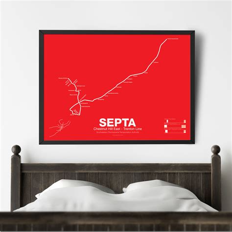 Septa Regional Rail R7 Chestnut Hill East Trenton Line Vanmaps