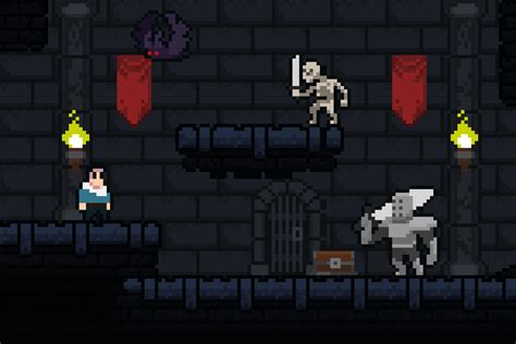 16x16 Dungeon Pixel Art Platformer 2d 角色 Unity Asset Store