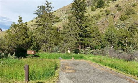 Elk Fork Campground West Of Cody Wyoming Wy Campground Views