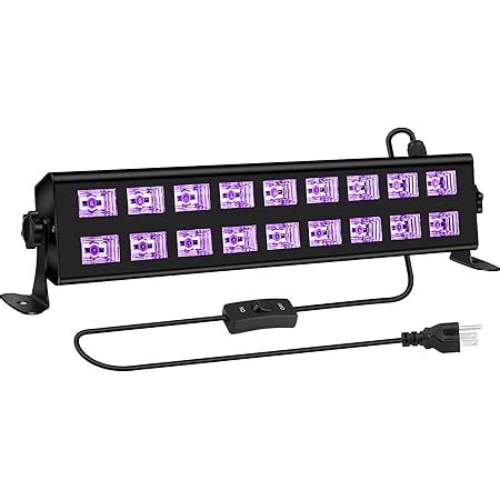 Oppsk Led Black Light W Led Uv Bar Glow In The Dark Party Supplies