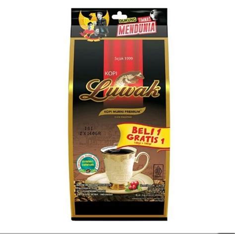 Kopi Luwak Kopi Murni Premium 2x140 Gram Lazada Indonesia