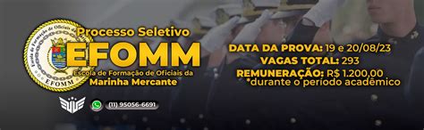 Como Funciona Processo Seletivo Para Efomm Curso Palestra Gratuita