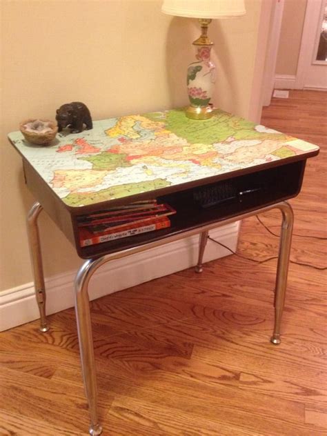 Old Desk Repurposed Old School Desks School Desks Vintage School Desk