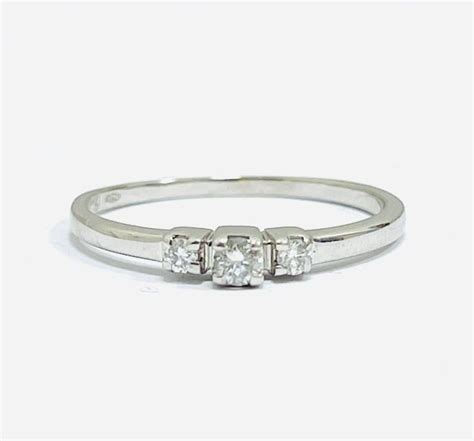 Bliss By Damiani 18 Quilates Oro Blanco Anillo 0 10 Catawiki