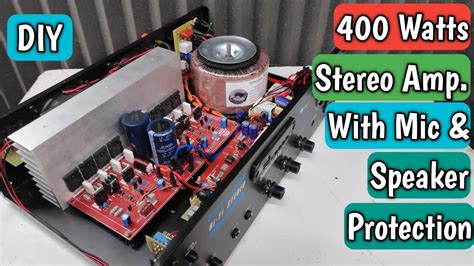 400 Watts Stereo Amplifier Assembled DIY HINDI IndianXtremeAudio