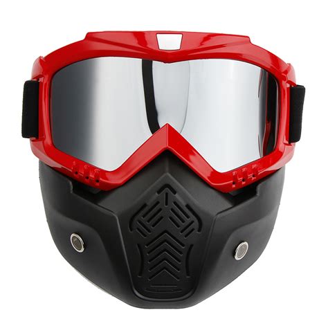 Motorcycle ATV Dirt Bike Off Road Vintage Helmets Face Goggles Glasses ...