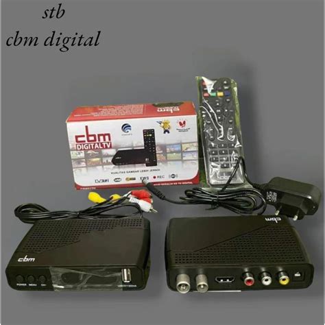 Jual STB CBM SET TOP BOX TV DIGITAL CBM 81TH DVB T2 Shopee Indonesia