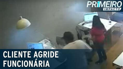 Cliente agride funcionária de loja por motivo banal Primeiro Impacto