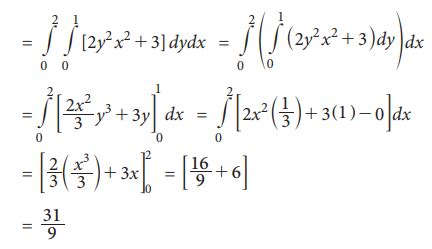 Double Integrals Formula Solved Example Problems