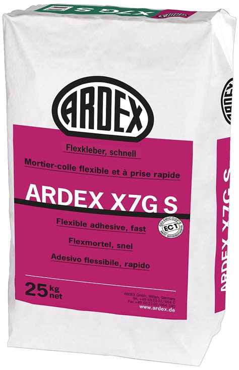 Ardex X G S Schnell Begehbar Ardex Erg Nzt Das Fliesenklebersortiment