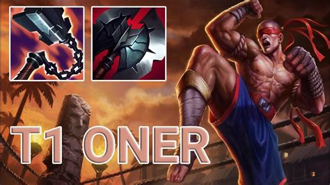 T1 Oner Lee Sin Jungle VS Kindred KR Challenger Patch 13 10 YouTube