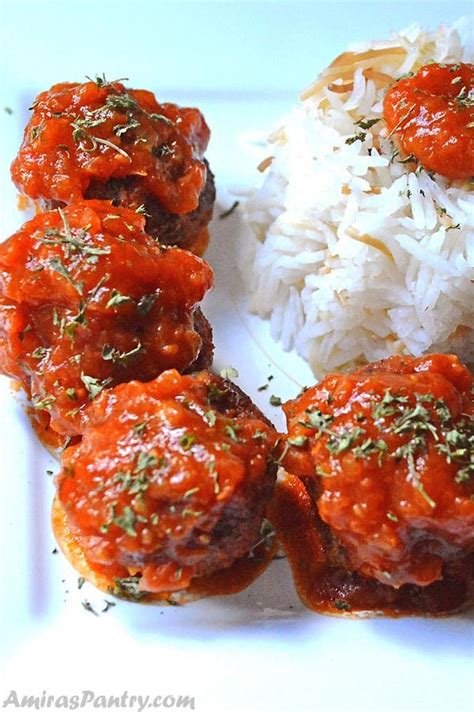 Rice Meatballs A K A Koftet Roz Amira S Pantry