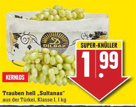 Trauben Hell Sultanas Kernlos Angebot Bei Scheck In Center