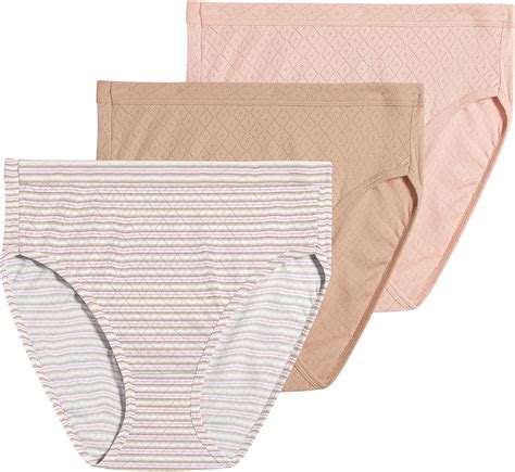 Jockey 3 Pk Elance Breathe French Cut Panties 1541 7 Nude Assortment At