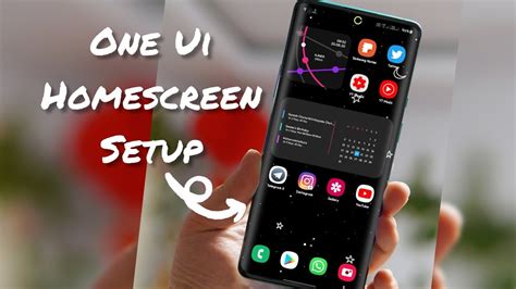 My One Ui Homescreen Setup Youtube