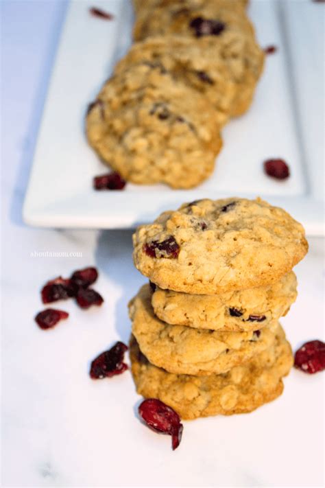 Soft And Chewy Cranberry Oatmeal Cookies About A Mom