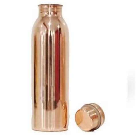 Chris Merchant Pure Copper Water Bottle Screw Cap Capacity 1 Liter