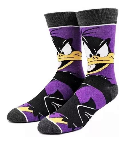 Calcetines Pato Lucas Looney Tunes Algodón Adulto Cuotas sin interés