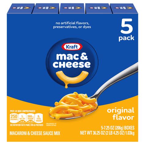 Save On Kraft Mac Cheese Dinner Original Flavor 5 Ct Order Online