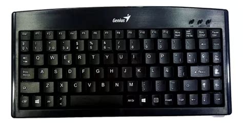 Teclado Genius Español Luxemate 100 Usb Black Aj Hogar