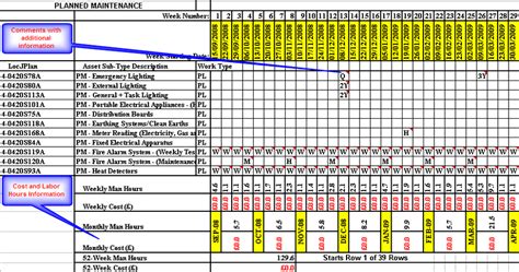 Audit Schedule Template Xls Printable Schedule Template