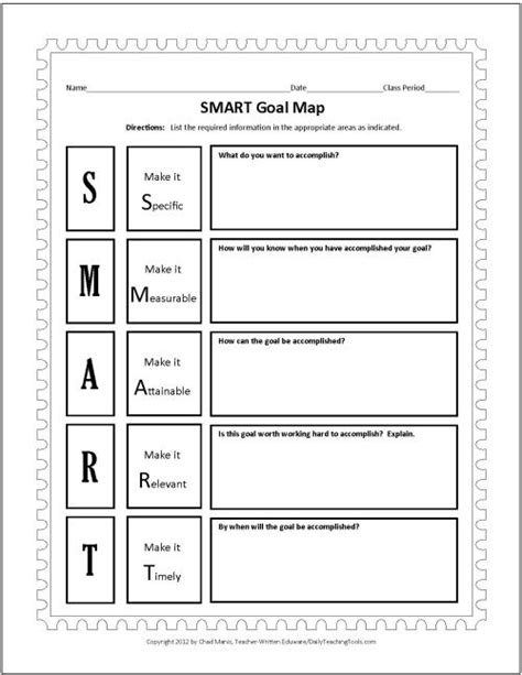 Smart Goal Template 48 Smart Goals Templates Examples And Worksheets