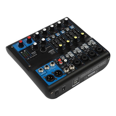 Professional Channel Sound Mixer Audio Mixer Bluetooth Usb