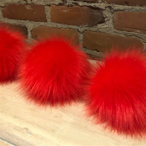 Fur Pom Pom Etsy