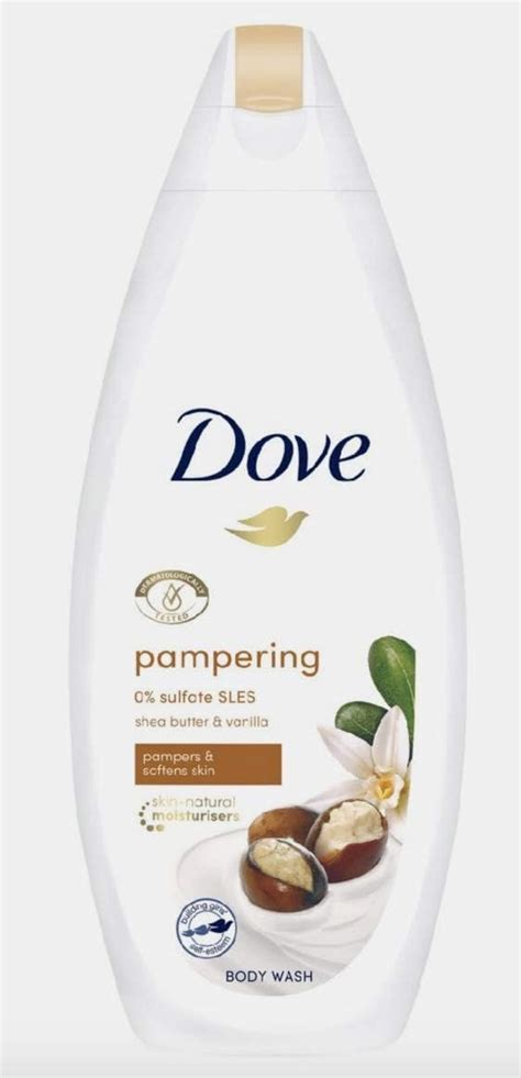 Dove Lot De Gels Douche Au Beurre De Karit Et Vanille Ml