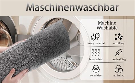 Amazon de Achiiso Badematten Set 3 Stück rutschfeste Badezimmer