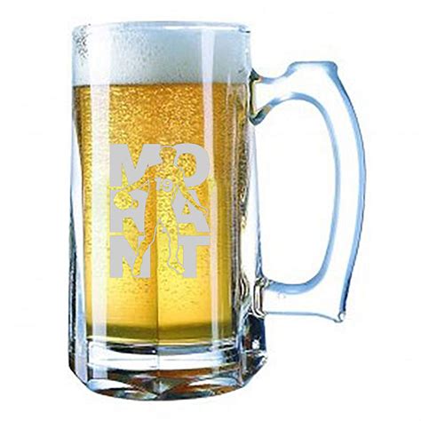 Personalized Glass Beer Mugs