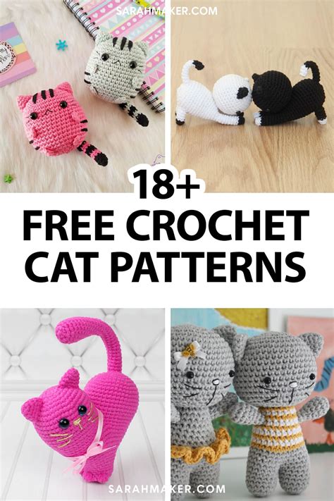 Black And White Cat Crochet Pattern Free Patterns Find Your Purr