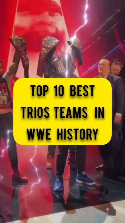 Top 10 Best Trios Teams In Wwe History Wwe Trendingshorts Wweshorts