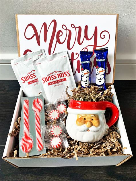 Hot Chocolate Christmas Gift Set Mug Christmas Gift Box Hot Cocoa Christmas Gift Box