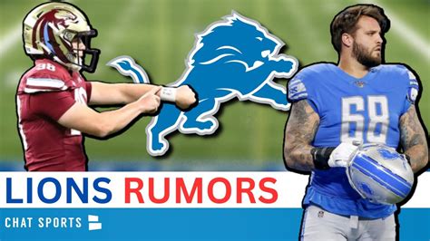 Detroit Lions Rumors Taylor Decker Trade Sign K Jake Betes 7 Round Mock Draft Review Youtube