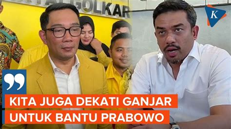 Golkar Anggap Biasa Jika Ridwan Kamil Didekati Tpn Ganjar Mahfud Youtube