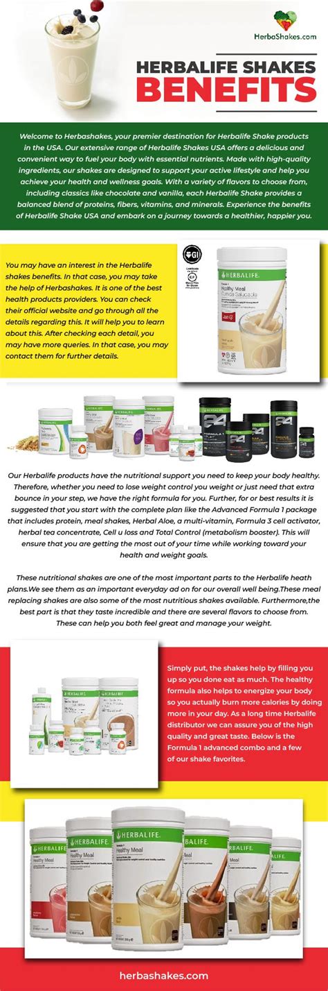 Know More About The Herbalife Shakes Benefits In Herbalife