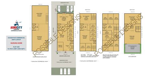 Floor Plans Gaur Aerocity Commercial Plots Greater Noida